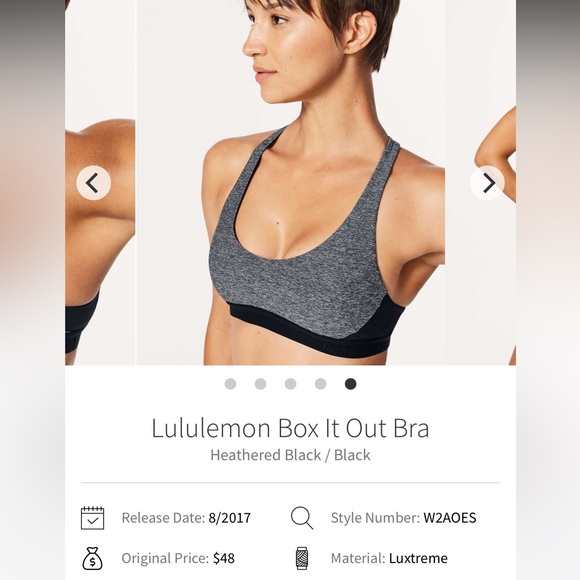 EUC Lululemon Box It Out Bra - Picture 5 of 5